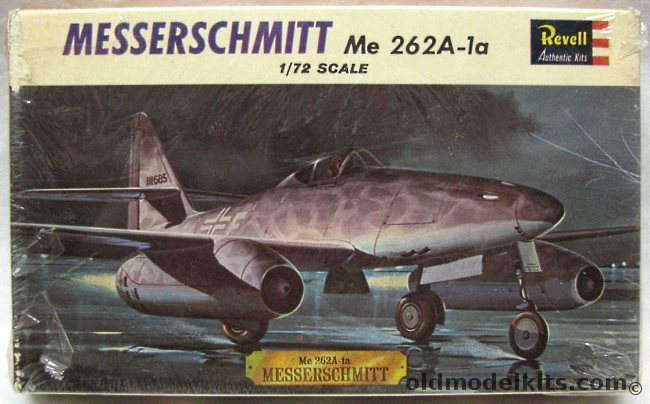 Revell 1/72 Messerschmitt Me-262 A-1a, H624-49 plastic model kit